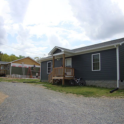 House on a Gravel Lot