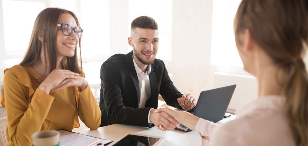 Two People Interviewing Candidate