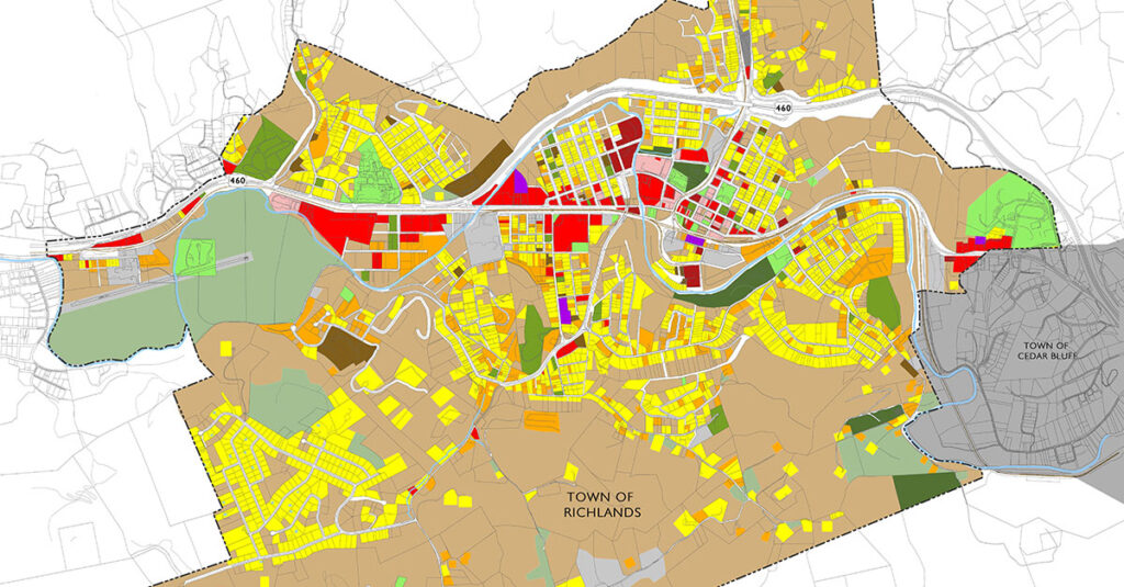 Town of Richlands Comprehensive Plan Map