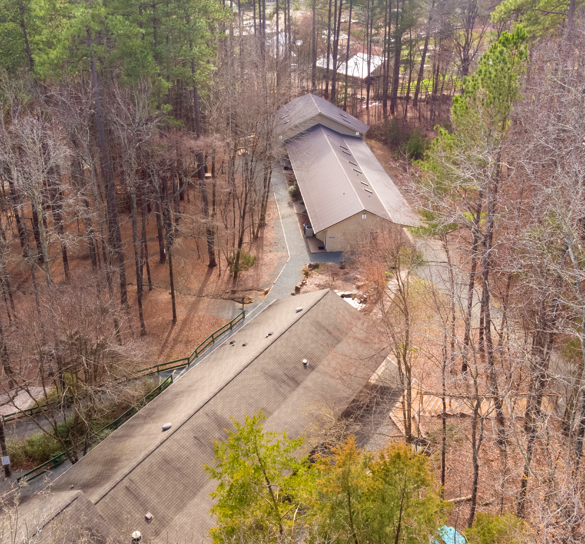 Photo of several buildings at the Emerson Waldorf School