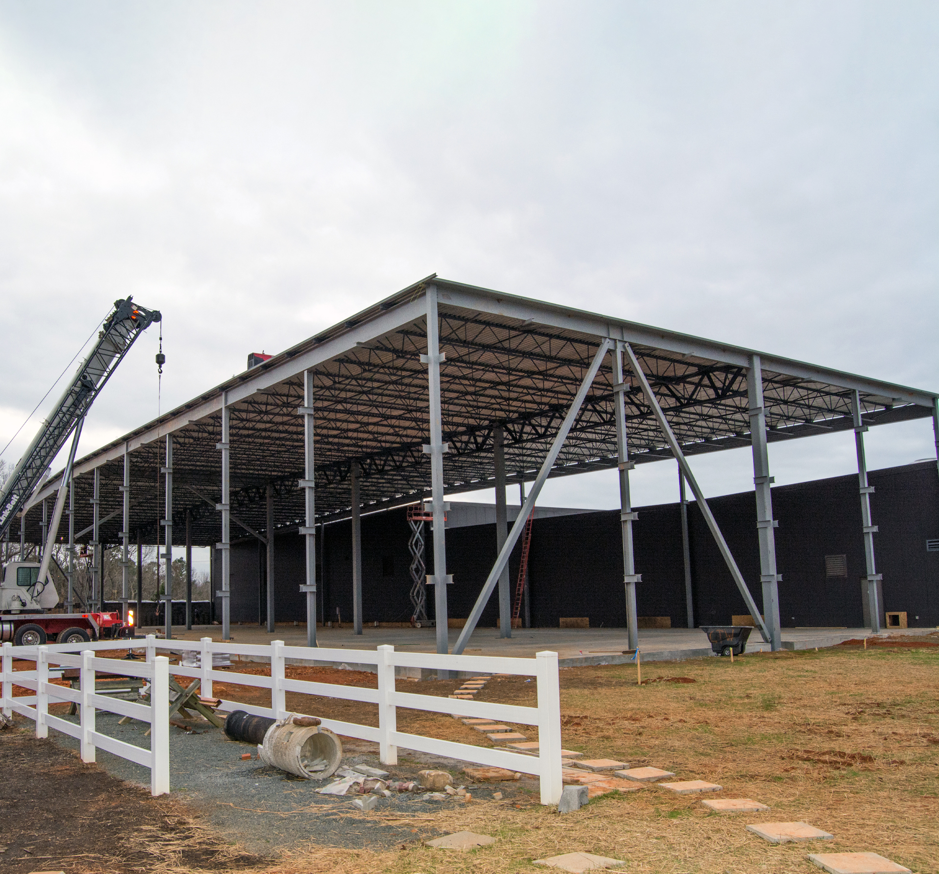 Mid-Atlantic STIHL Warehouse structural construction