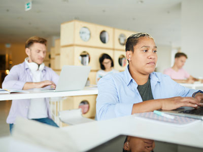 People in a Co-Working Space