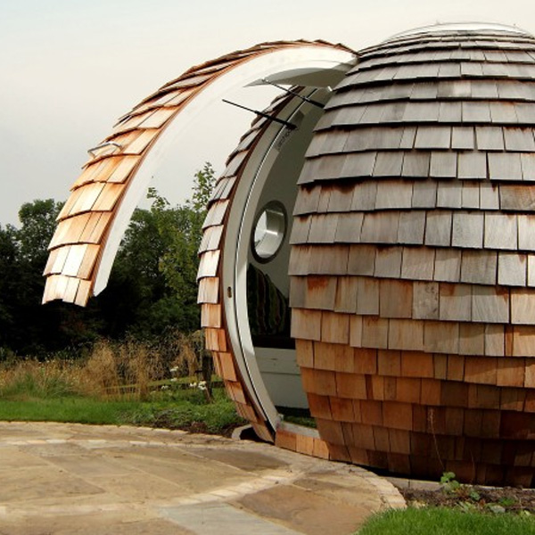 Outdoor Pod with Door Open