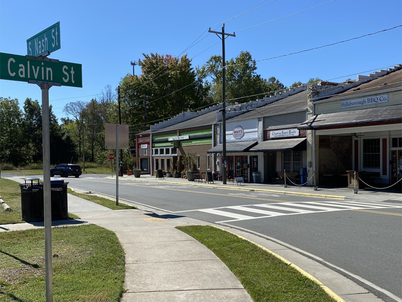 Town of Hillsborough CMAQ Sidewalks