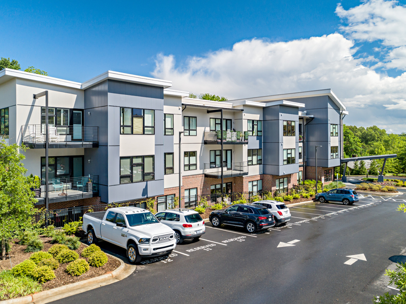 Back of Building for the 515 N. Churton Condominums