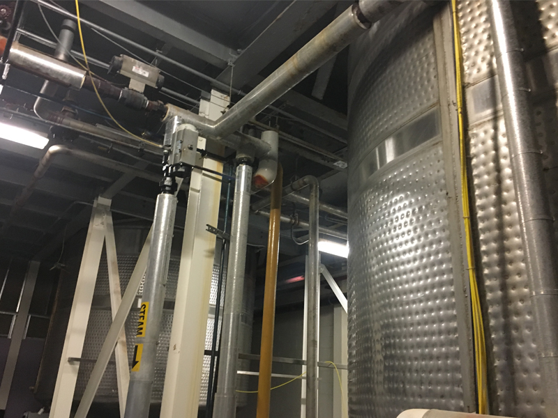 Interior of the Baxter North Mixing Plant