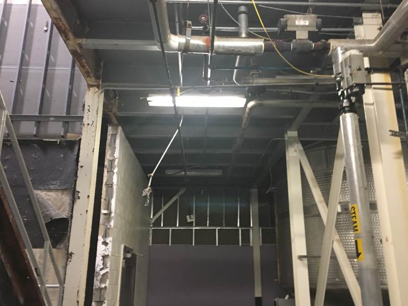 Interior of the Baxter North Mixing Plant