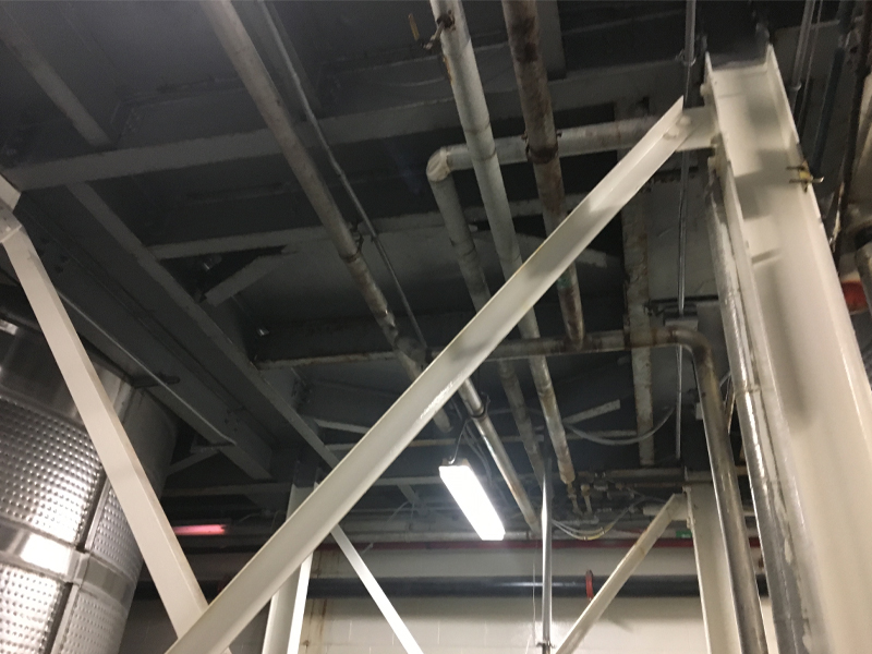 Interior of the Baxter North Mixing Plant