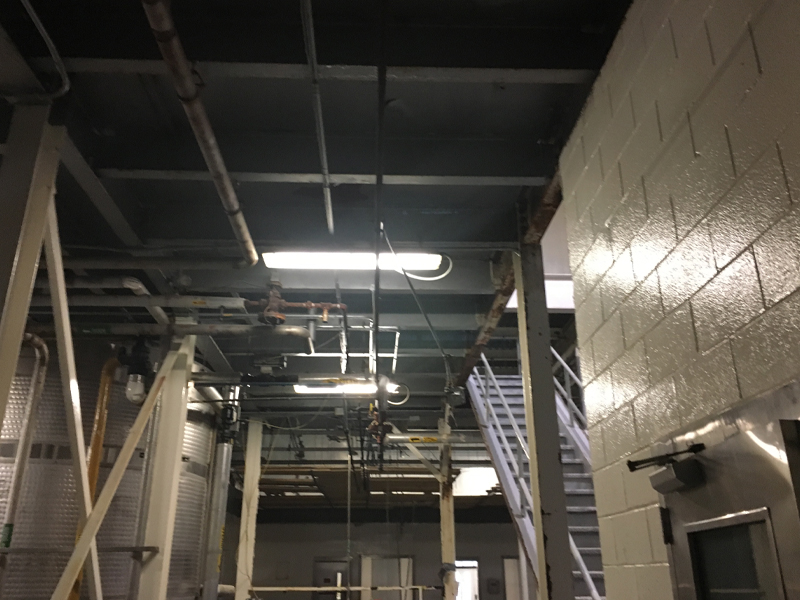 Interior of the Baxter North Mixing Plant