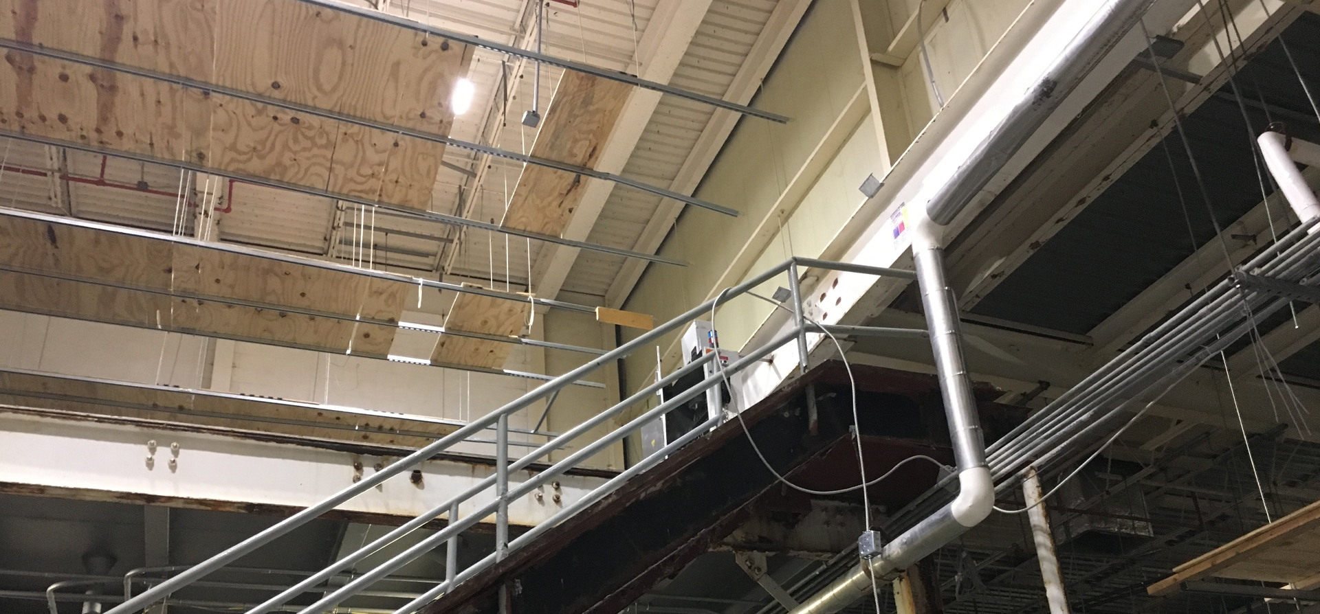 Interior of the Baxter North Mixing Plant