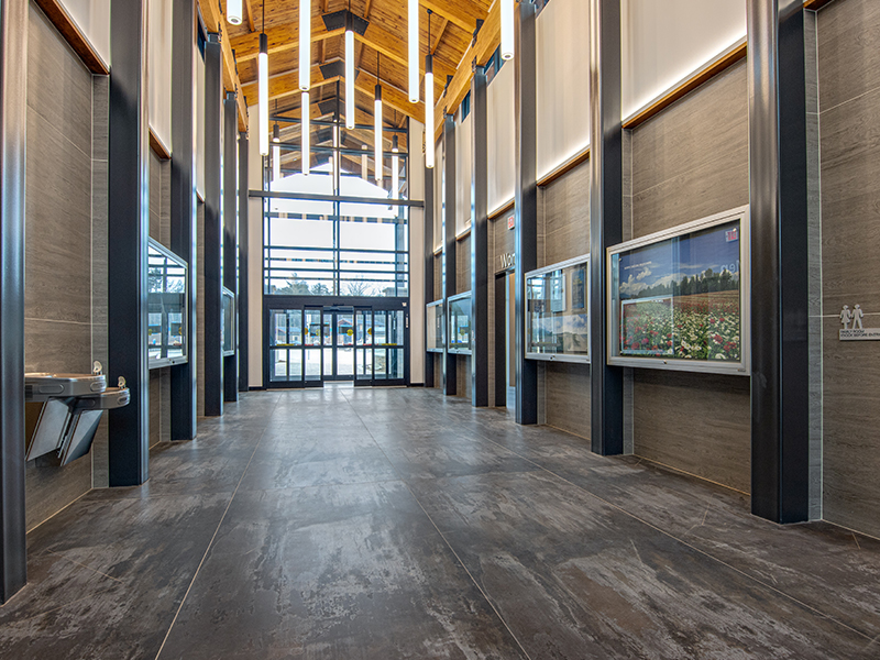 NCDOT I-26 Rest Area Interior - Architectural Design