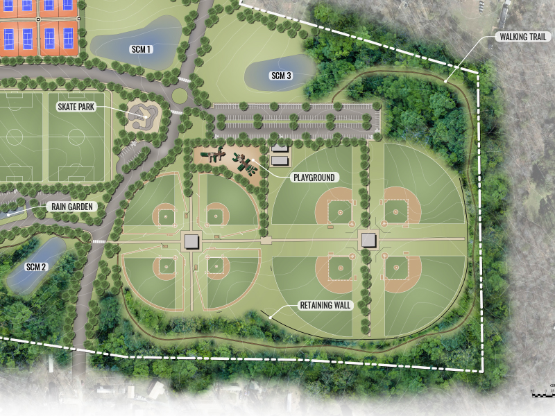 Concept Rendering for the Meadowmont Farms Due Diligence Study