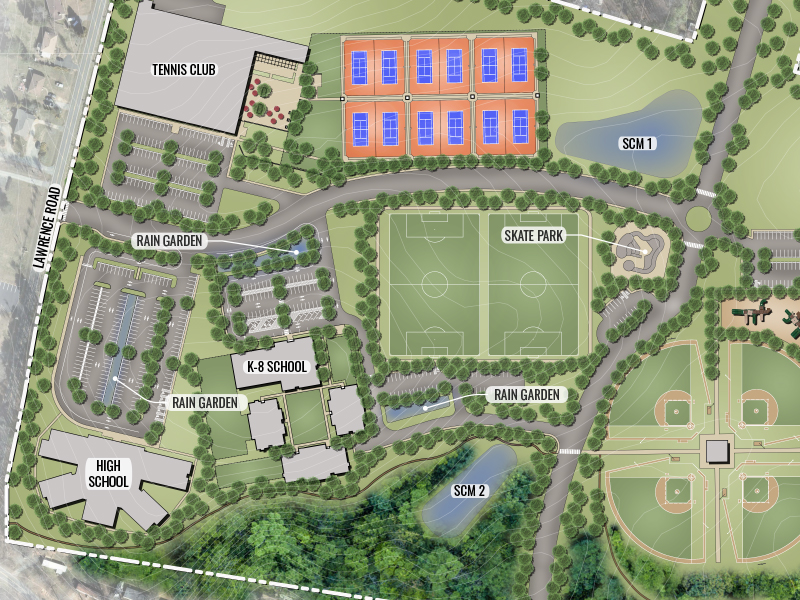 Concept Rendering for the Meadowmont Farms Due Diligence Study