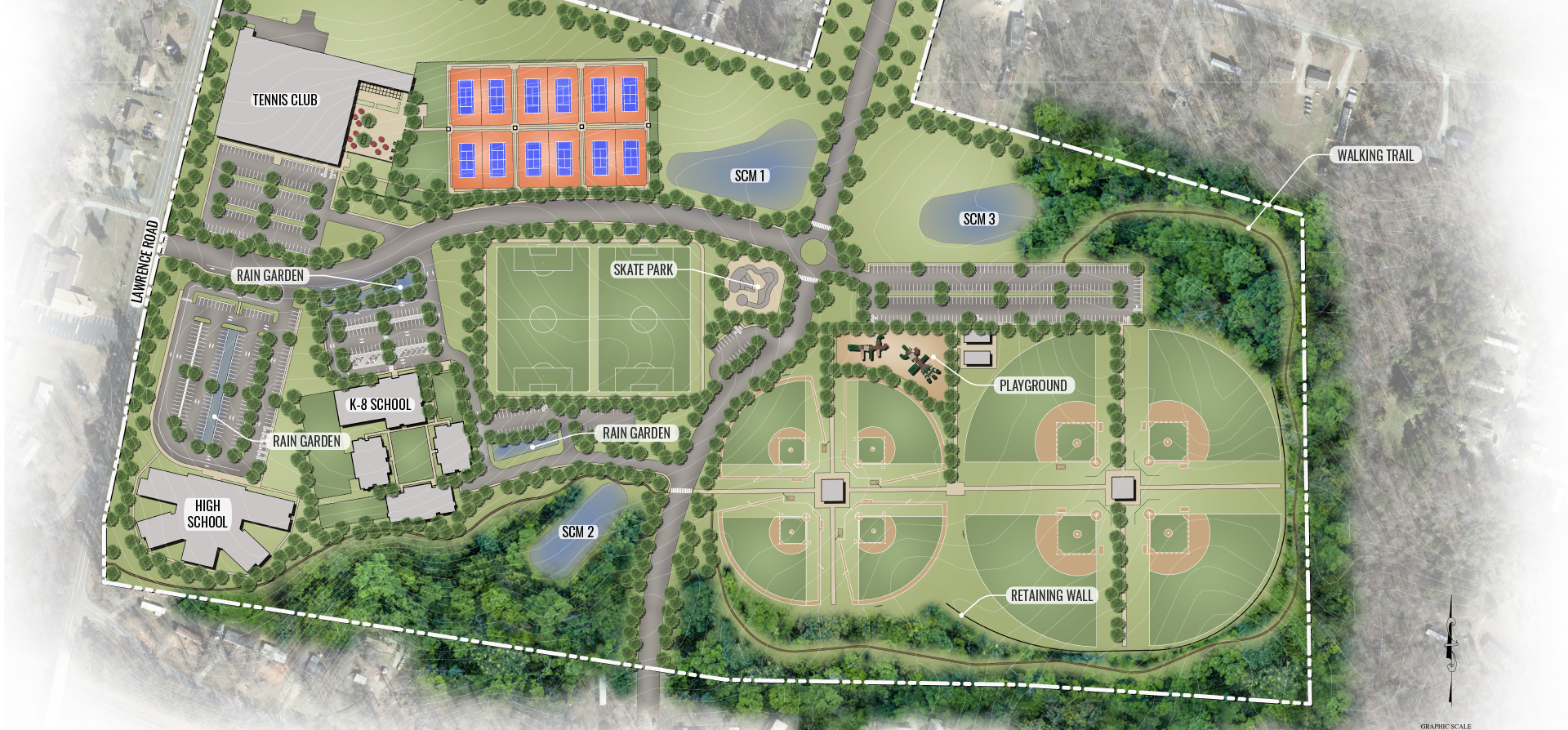 Layout Concept for the Meadowmont Farms Due Diligence Study