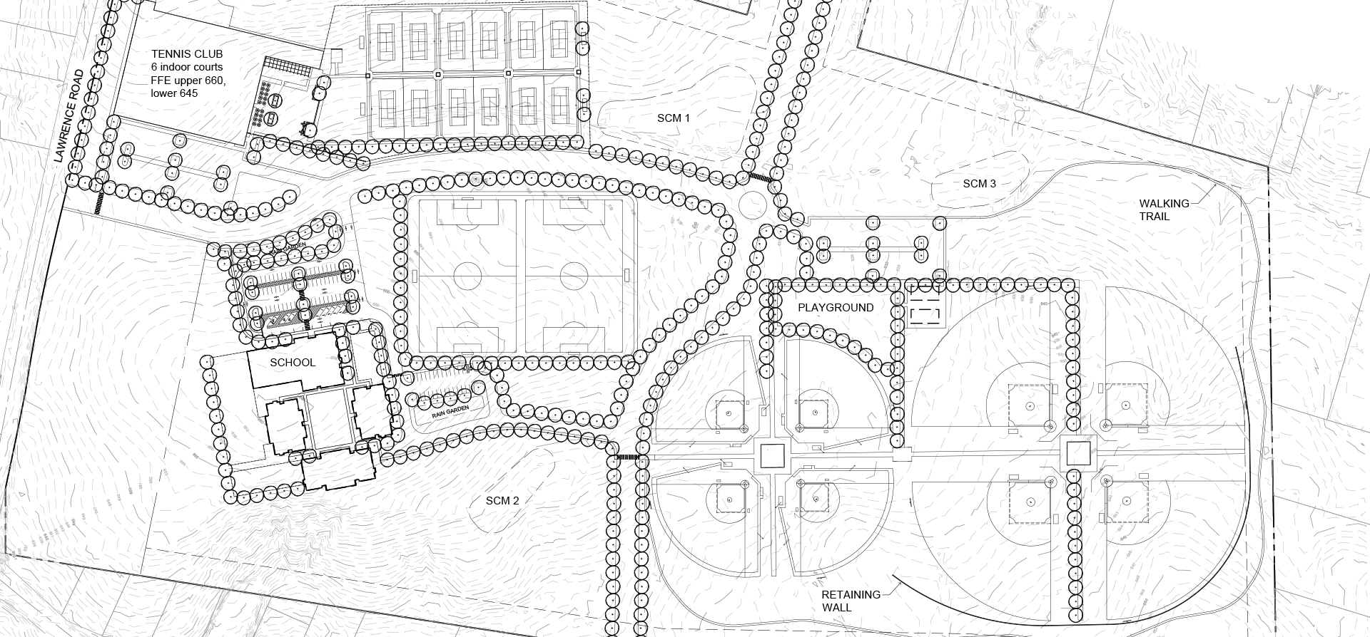 Layout Plans for the Meadowmont Farms Due Diligence Study