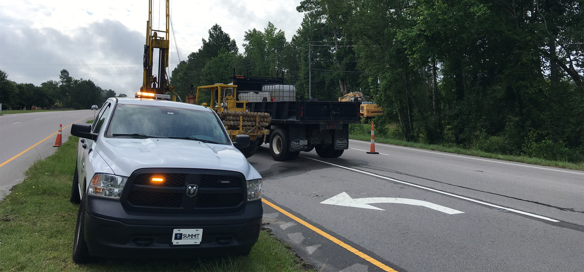 Drill Rig on the Complete 540 Project, Segment R-2929