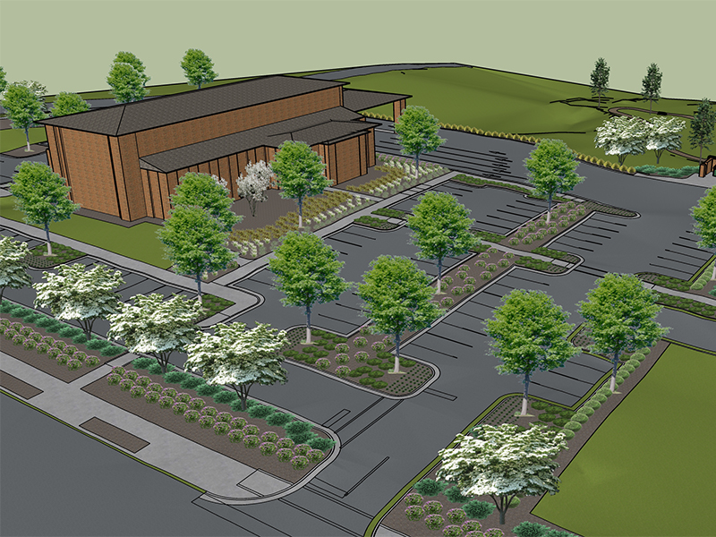 Concept Rendering for the SECU Midtown Market Location