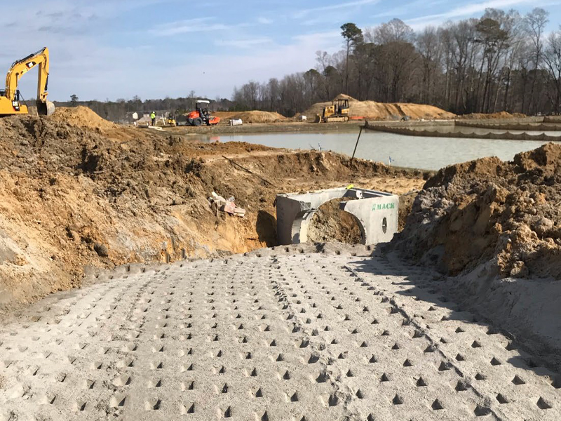 Construction for the Wake Technical Community College Central Energy Plant Project
