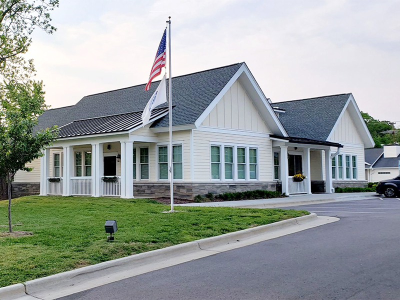Exterior of the Walker Funeral Home of Mebane Project