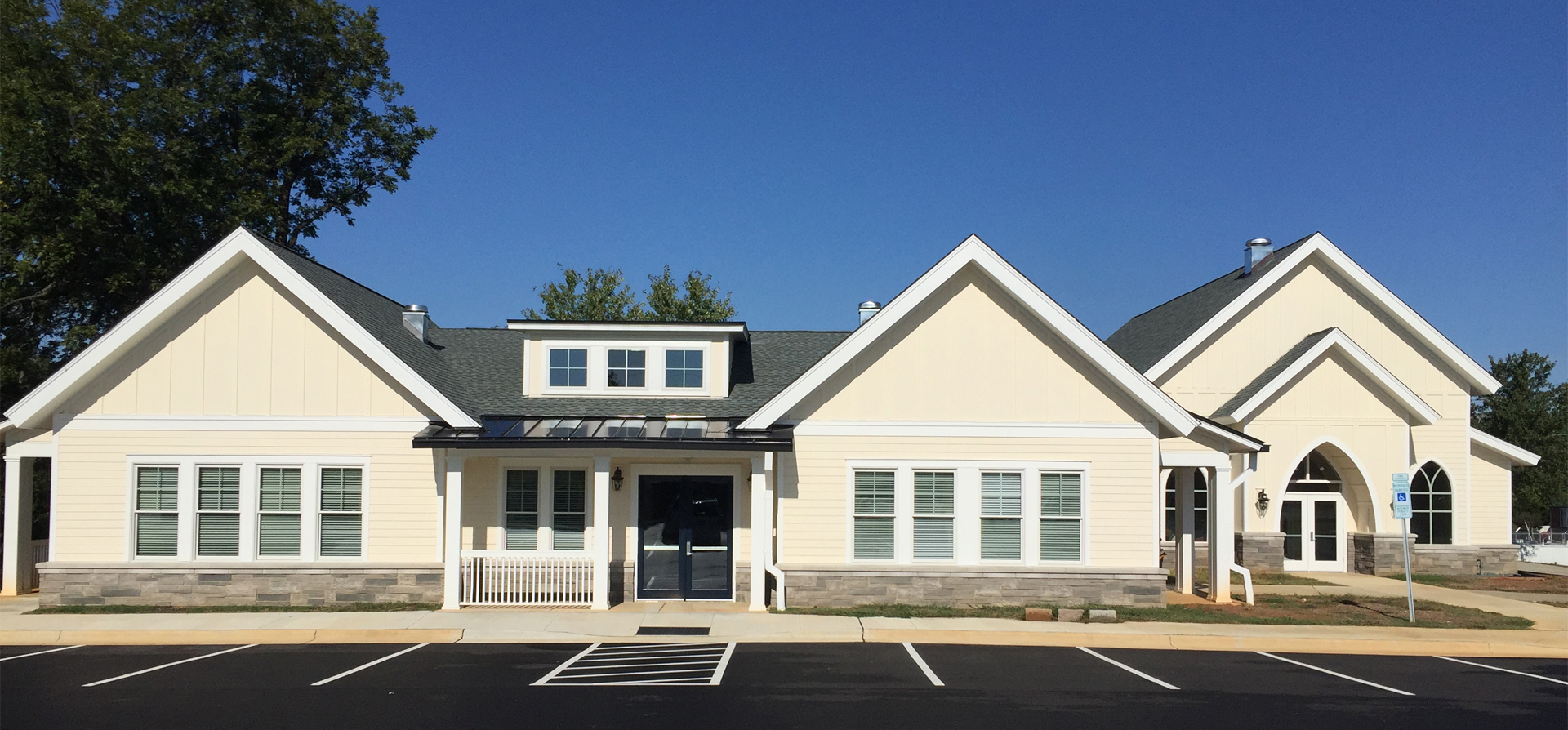 Exterior of the Walker Funeral Home of Mebane Project