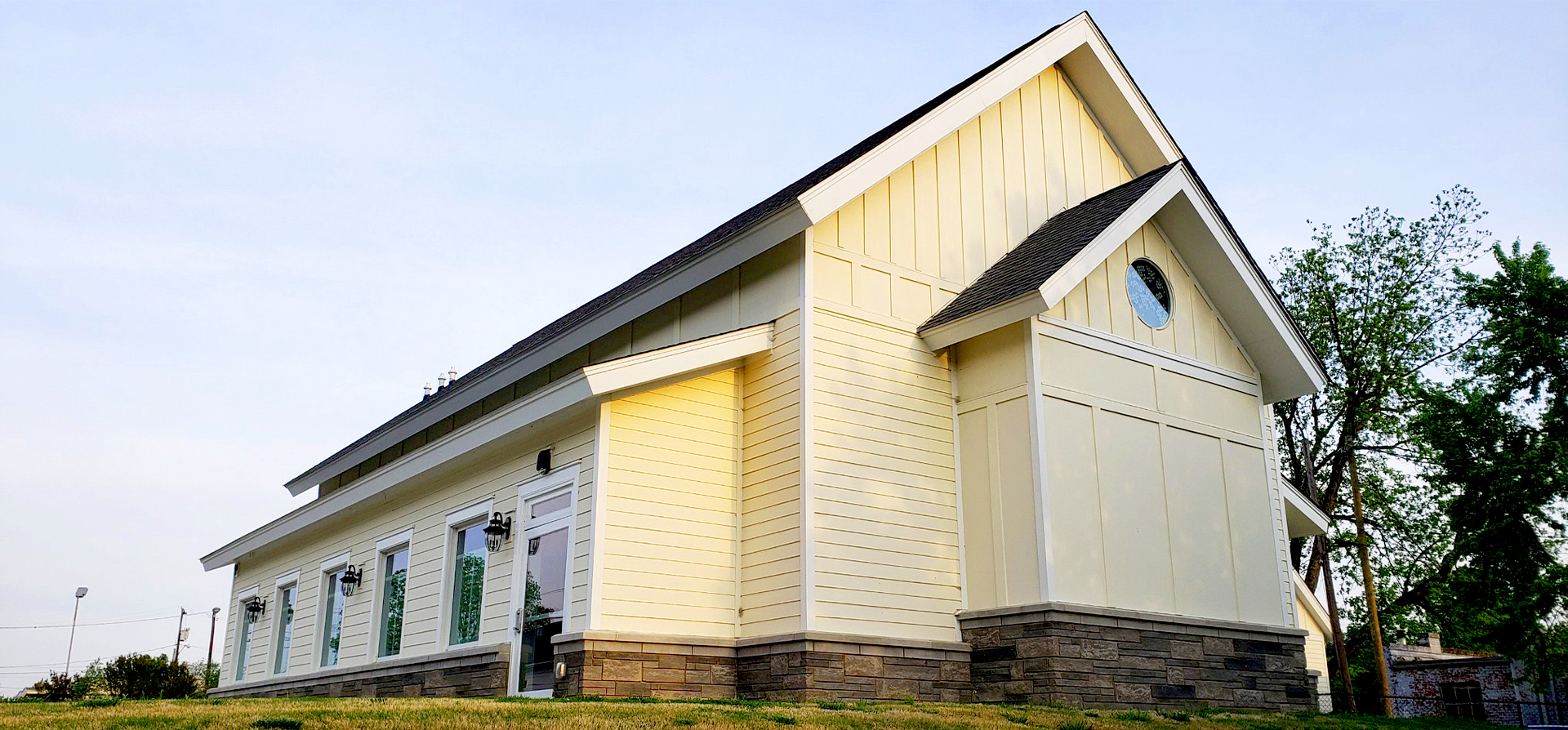 Exterior of the Walker Funeral Home of Mebane Project