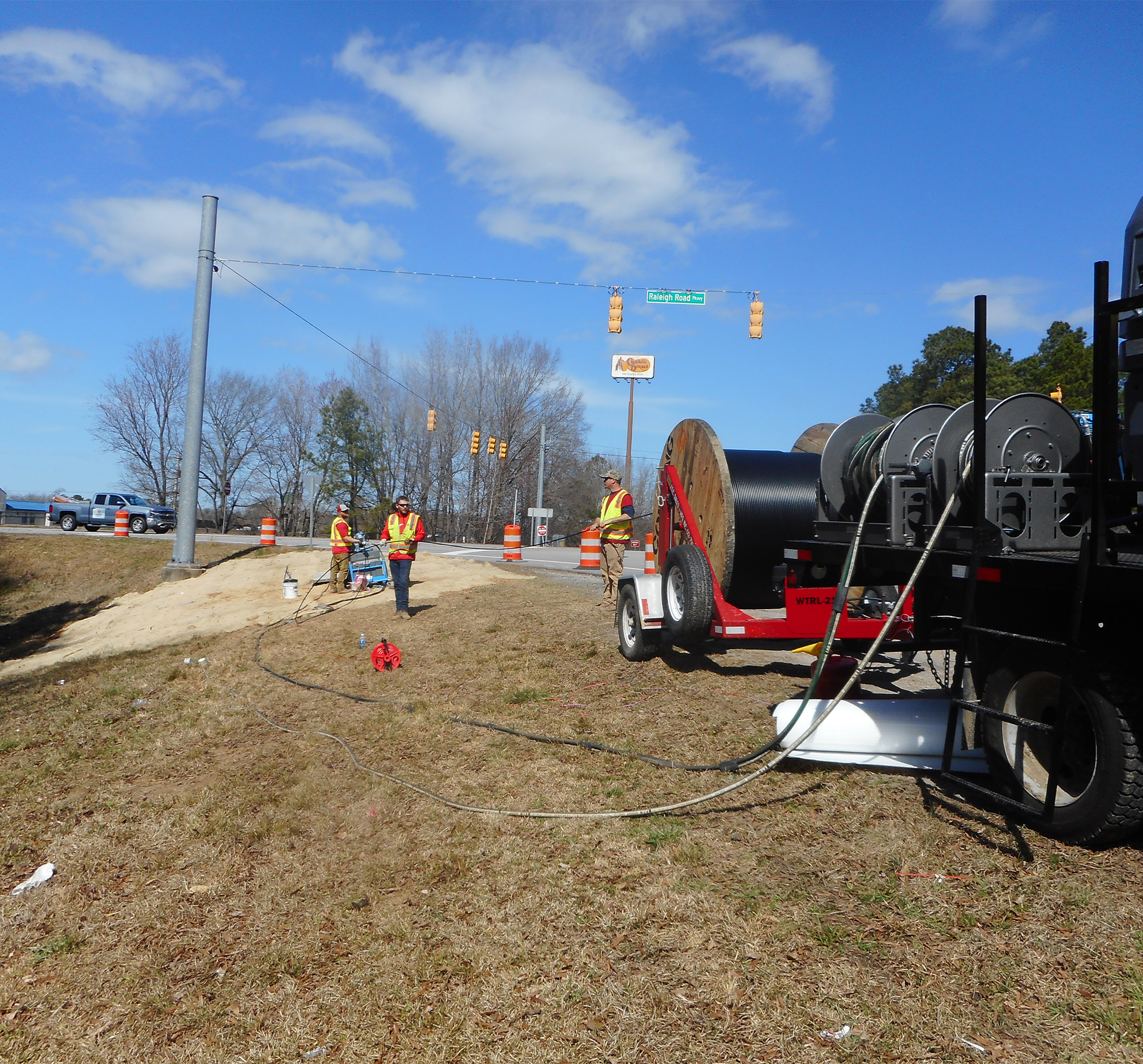 I-95/US 70/US 74 Broadband Infrastructure Cable Installation