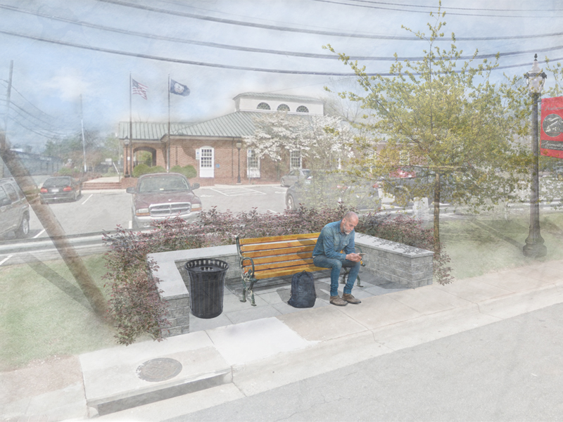 Concept Rendering for the Town of Appomattox Downtown Revitalization