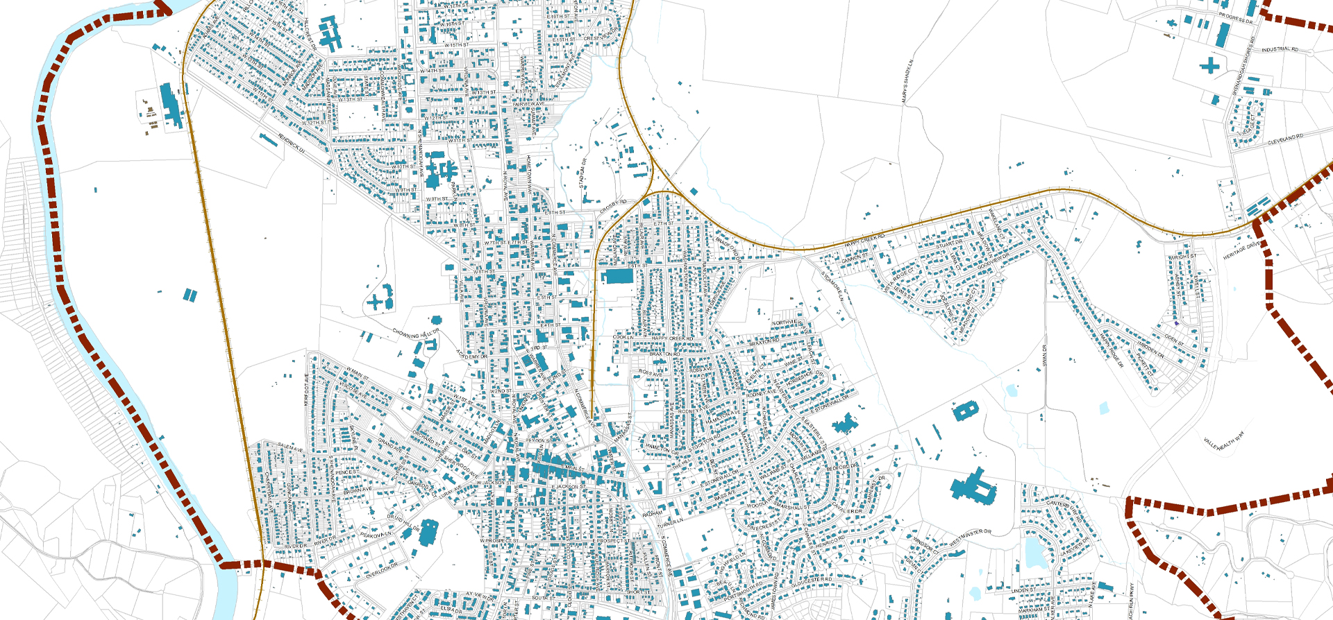 Map for the Front Royal Comprehensive Plan and UDO