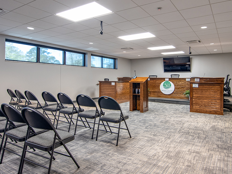 Meeting Room at the Greene County 911 Operations Center