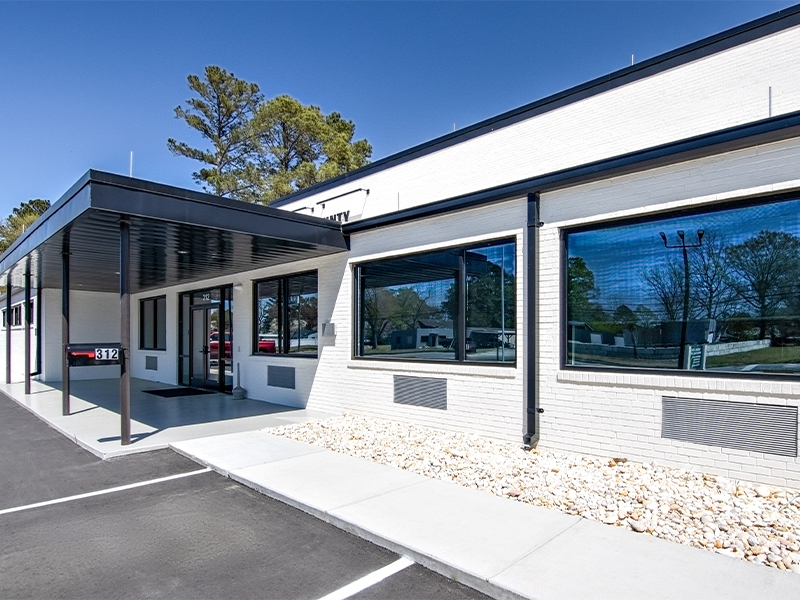 Exterior Detail of the Greene County 911 Operations Center