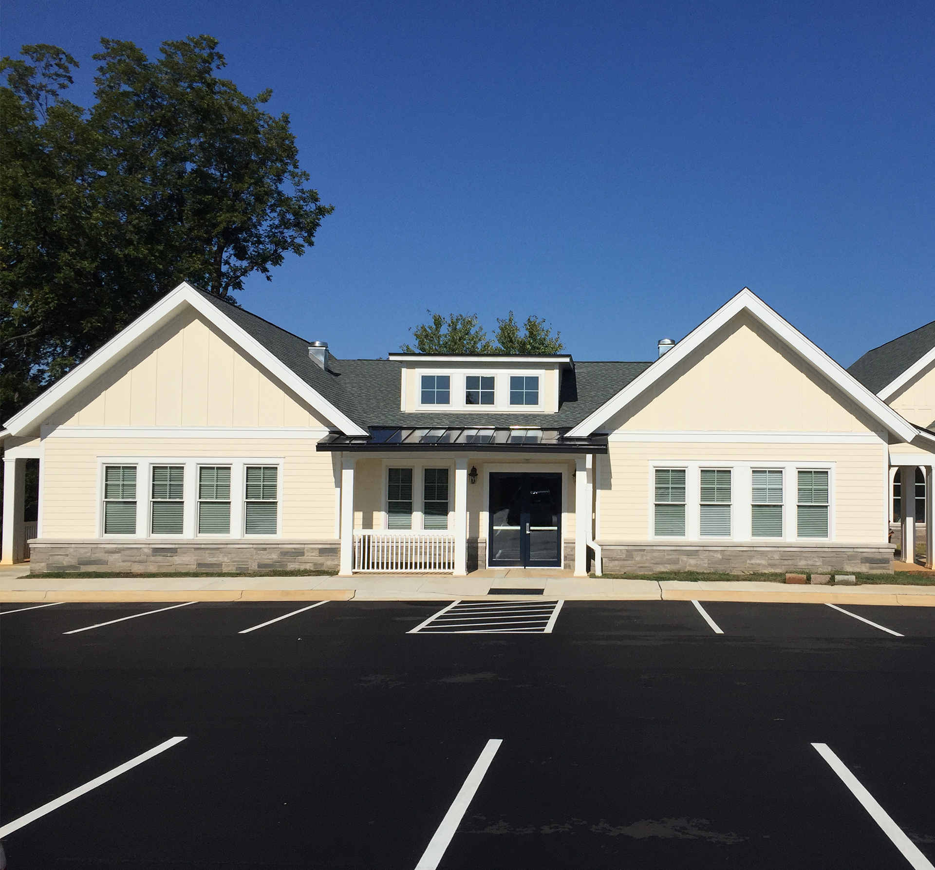 Front Entrance to the Walker Funeral Home of Mebane