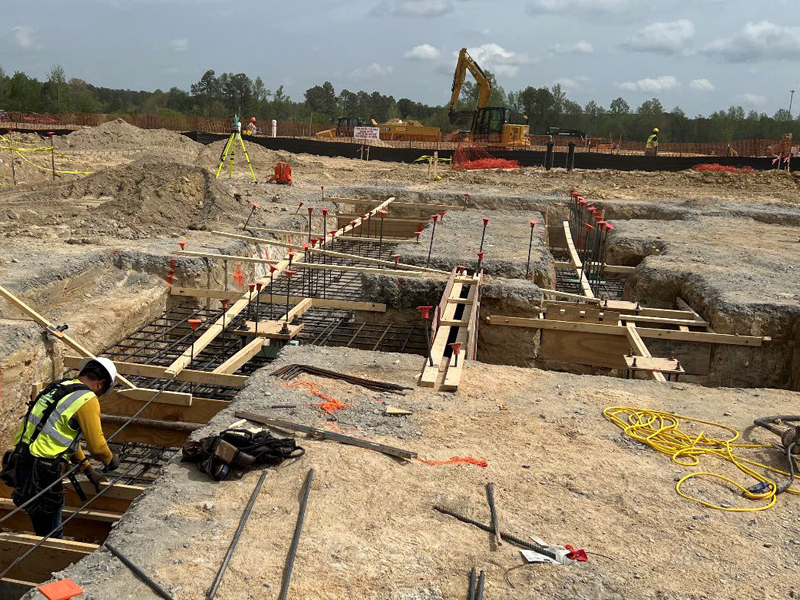 Construction of the Wake Technical Community College Public Simulation Building