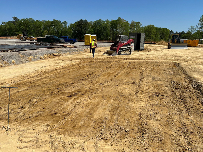 Construction of the Wake Technical Community College Public Simulation Building