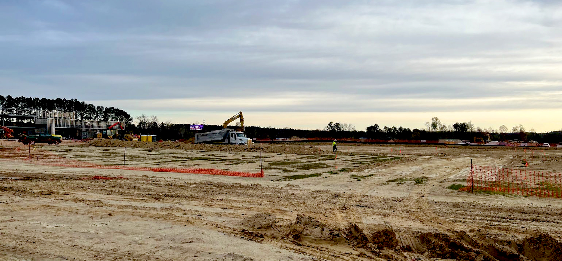 Construction of the Wake Technical Community College Public Simulation Building