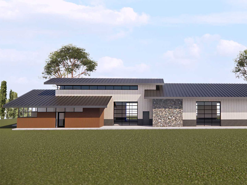 Bella Rosa Master Plan design and architectural rendering from a distance.