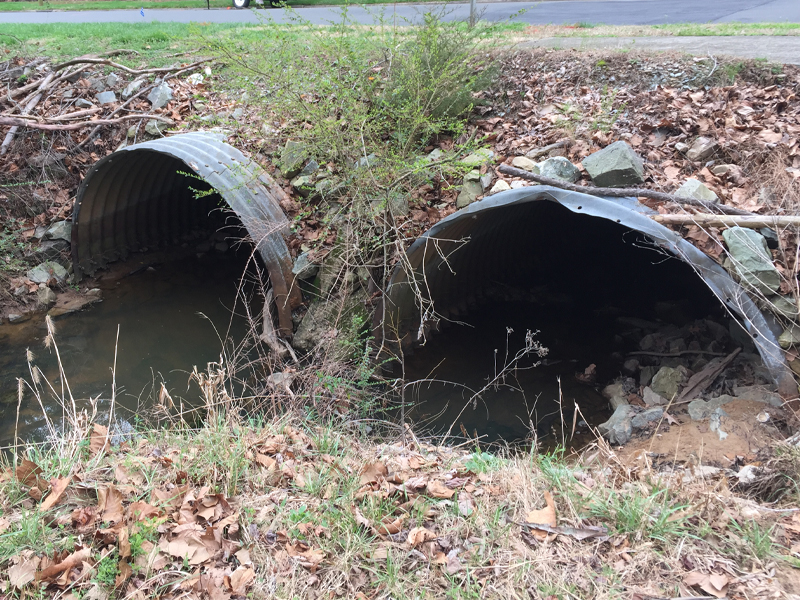 Odyssey drive culvert photo.