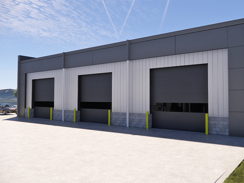 Craft Solutions rendering of garage ports.