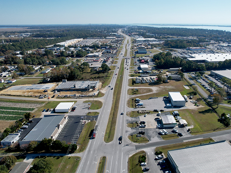 Aerial photo of I95.