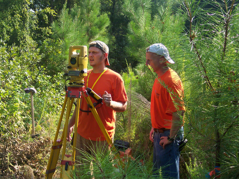 Surveyors in the field.