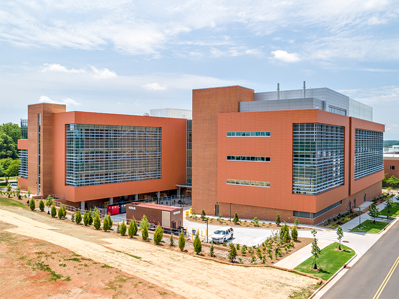 NCSU Plant Sciences Building photo from back of building.
