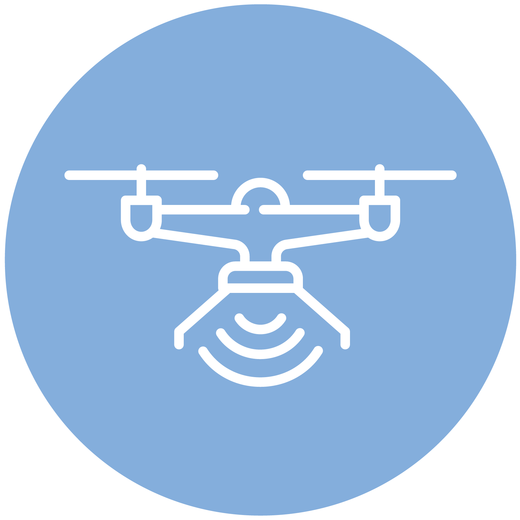 Drone vector icon.