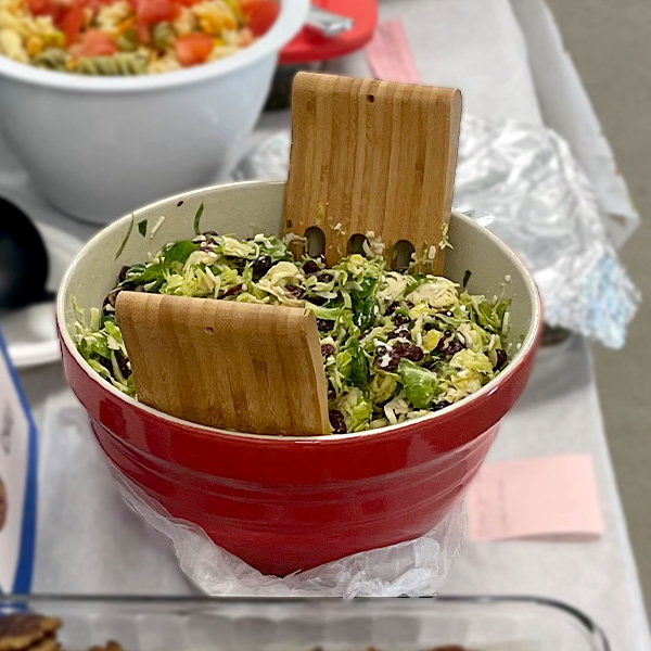 Brussel sprout salad.