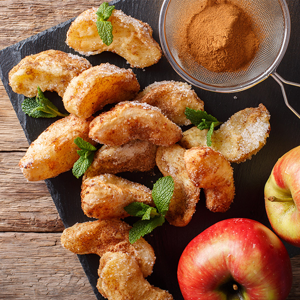 Picture of fried apples.