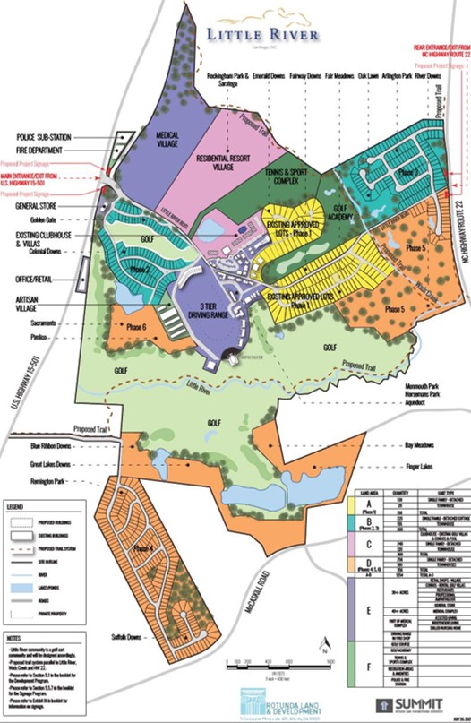 An overview of the Little River master plan as designed by the architecture department.