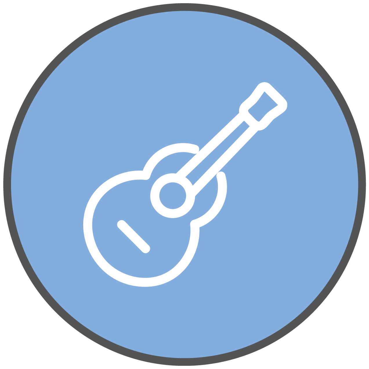 Guitar vector icon.