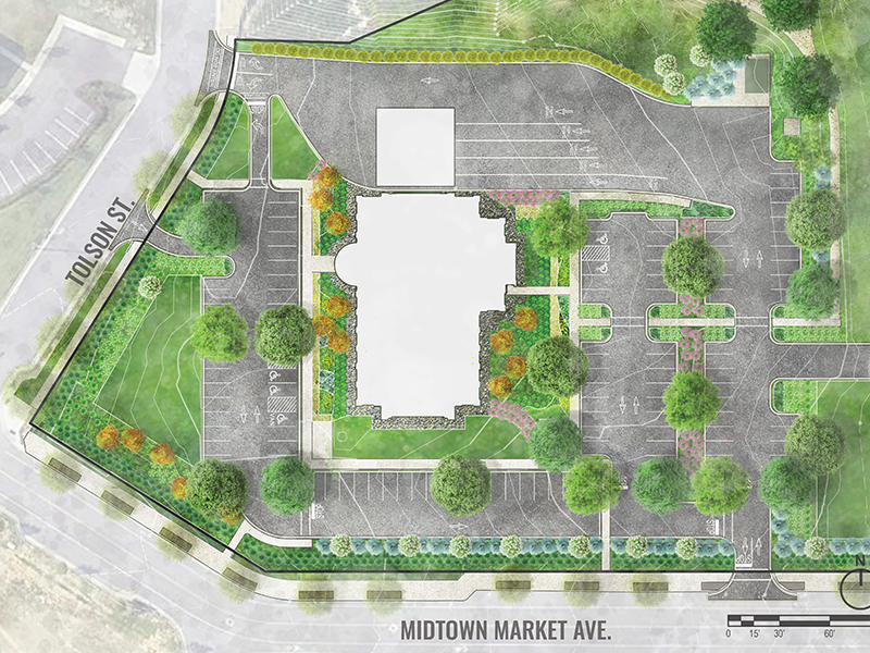 SECU Midtown Market Concept Layout