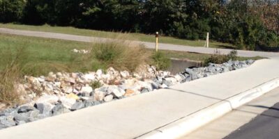 A sidewalk from the Angier Sidewalk Expansions