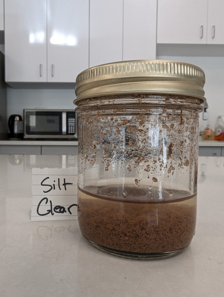 Photo of a jar test